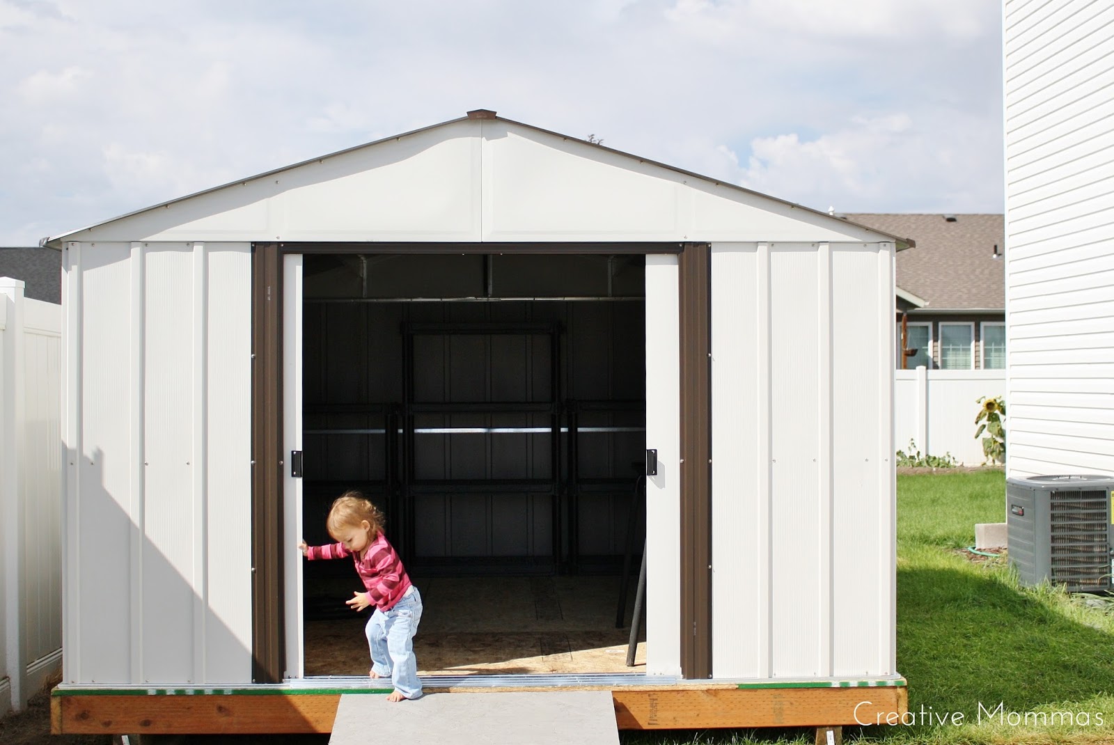 Creative Mommas: Build a Foundation for a Shed