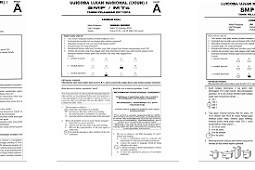 Soal Dan Kunci Balasan Ucun Smp Dki Jakarta Tahun 2018