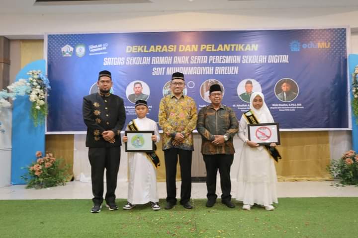 Kerjasama dengan Dinas BPMGPKB, SD IT Muhammadiyah Bireuen Sukses Deklarasi dan Lantik Satgas Sekolah Ramah Anak