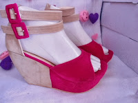 Sepatu Wedges Cantik Vicky Shu