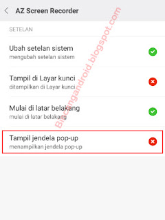 mengaktifkan perizinan jendela popup di hp xiaomi