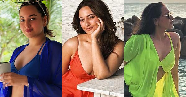 Sonakshi Sinha Or Sunny Leone Ki Xxx - Sonakshi Sinha turned the heat up with these hot photos in bikini top and  cleavage baring beach wear - see now.
