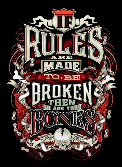 A kickass motorcycle safety saying