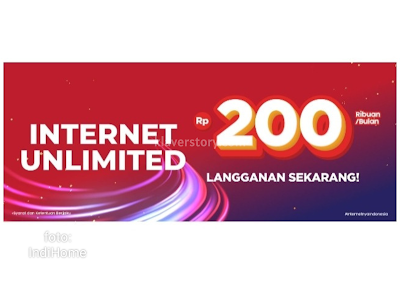 Paket internet unlimited IndiHome