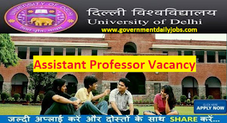 Delhi University Recruitment 2017 DU 378 Teaching Faculty Vacancy,