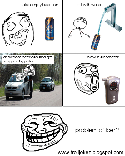 Trollface - Problem officer