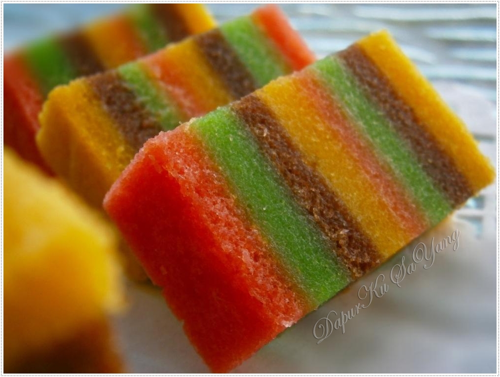 Resepi kuih lapis kukus resepi kek kukus pelangi