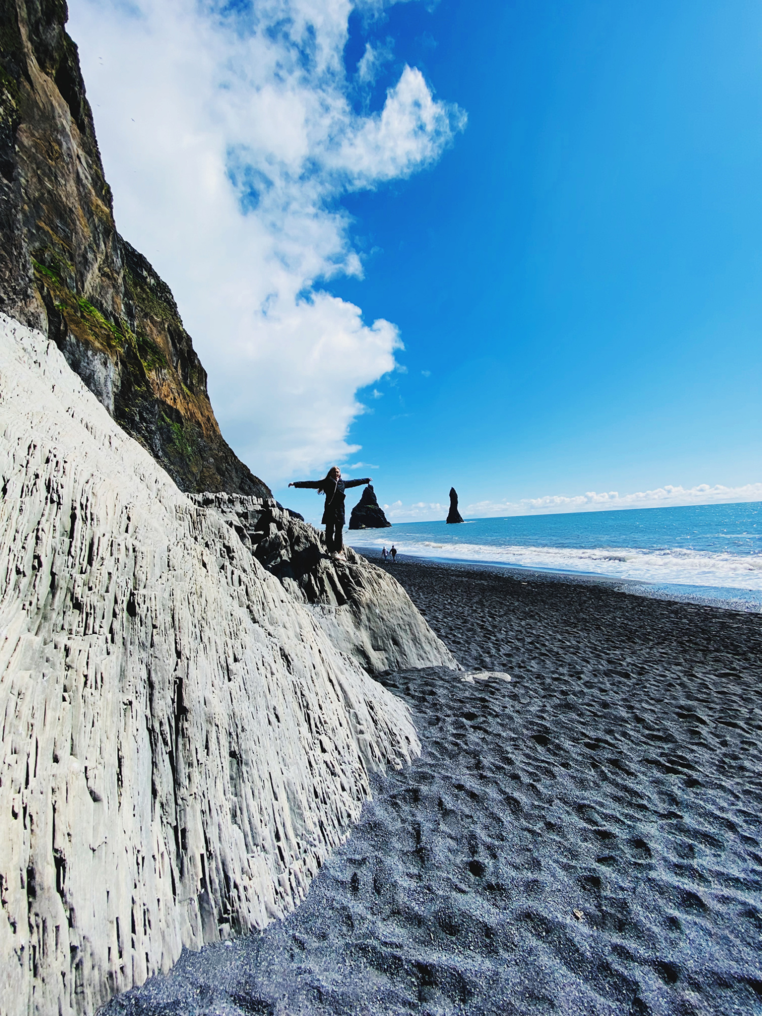 black sand beach iceland