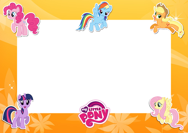 My Little Pony Friends Yellow PNG Frame