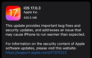 Apple's Heat Fix: iOS 17.0.3 for iPhone 15