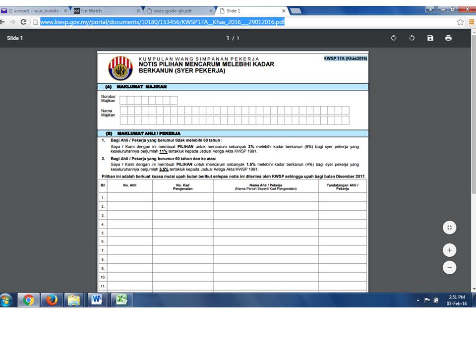 Borang B 2016 Pdf : Borang_KWSP_1__-_V23092014.pdf / Check 