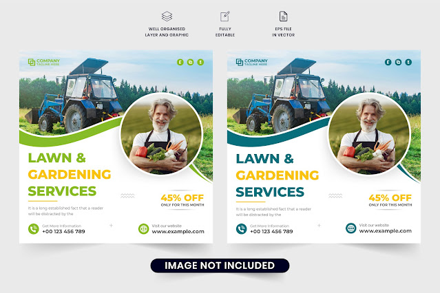 Lawn And Gardening Service Template Free Download