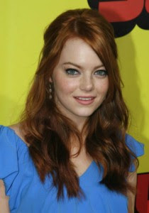 emma stone long hairstyle