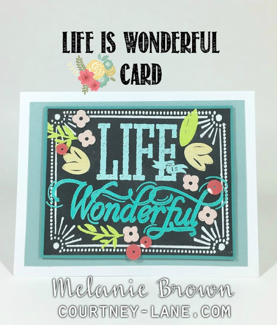 Life is Wonderful card