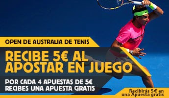 betfair bono hasta 15 euros Open de Australia 2015 