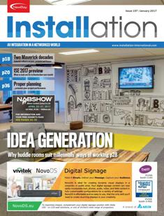 Installation 197 - January 2017 | ISSN 2052-2401 | TRUE PDF | Mensile | Professionisti | Tecnologia | Audio | Video | Illuminazione
Installation covers permanent audio, video and lighting systems integration within the global market. It is the only international title that publishes 12 issues a year.
The magazine is sent to a requested circulation of 12,000 key named professionals. Our active readership primarily consists of key purchasing decision makers including systems integrators, consultants and architects as well as facilities managers, IT professionals and other end users.
If you’re looking to get your message across to the professional AV & systems integration marketplace, you need look no further than Installation.
Every issue of Installation informs the professional AV & systems integration marketplace about the latest business, technology,  application and regional trends across all aspects of the industry: the integration of audio, video and lighting.