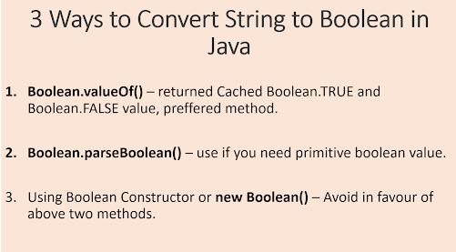 3 Ways to convert String to Boolean in Java? Examples