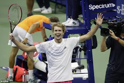 GERMAN PLAYER IN US OPEN 2020 AFTER 26 YEARS | 2020 | ALEXANDER ZVEREV VICTORY OVER BOSTON