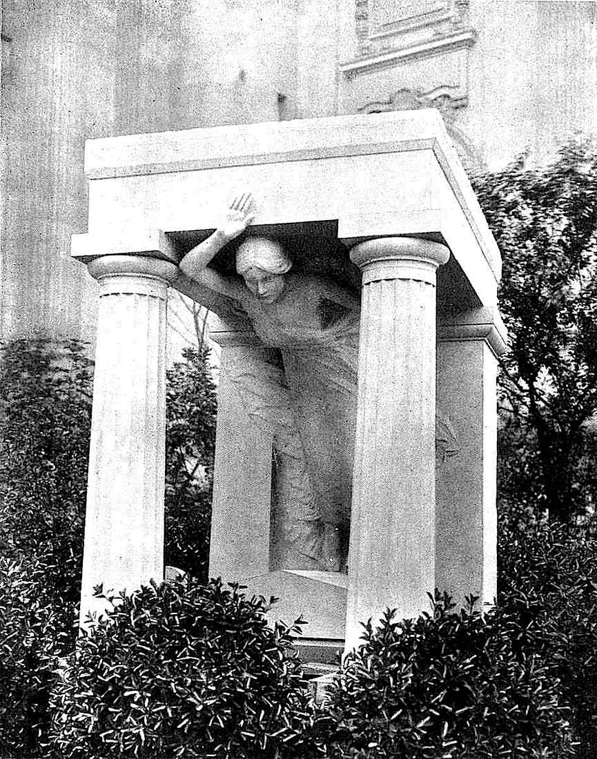 a photograph of a 1902 sculpture by A. Bartholome