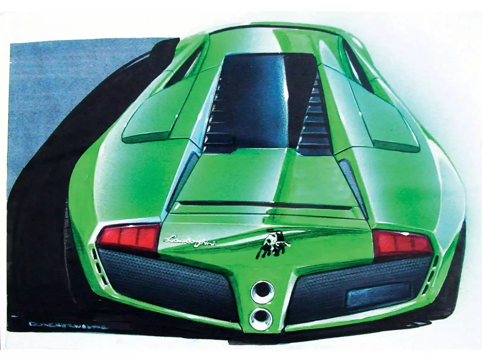 Hình ảnh siêu xe Lamborghini Murcielago Sketch 2002 & nội ngoại thất