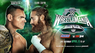 Intercontinental Champion Gunther vs. Sami Zayn