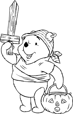 disney coloring page for halloween