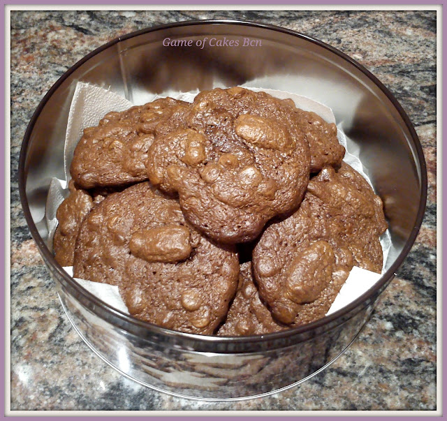 Galletas de chocolate listas para guardar