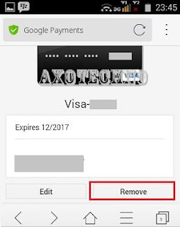 Cara Hapus Payment Credit Card Pada Goolge Play Store