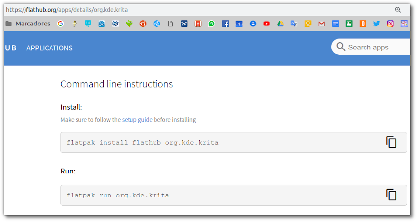 Instalando Krita 4.1 desde Flatpak en Ubuntu y otros Linux (32 y 64 bits)