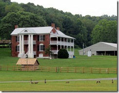 Elisha Paxton House at Glen Maury Park in Buena Vista VA
