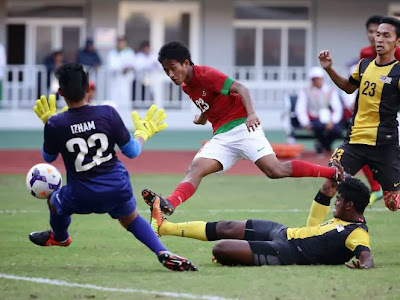 Tekuk Malaysia, Timnas Indonesia Melaju Ke Final SEA Games 2013