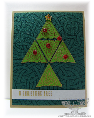 CraftyColonel Donna Nuce for OCC Merry Making class, Club Scrap Woven Strands stamps and DP