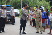 Kapolres Tinjau Lokasi Jembatan/Gorong-Gorong Putus di Rawaudo Nabire