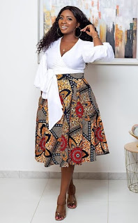 Ankara midi skirt