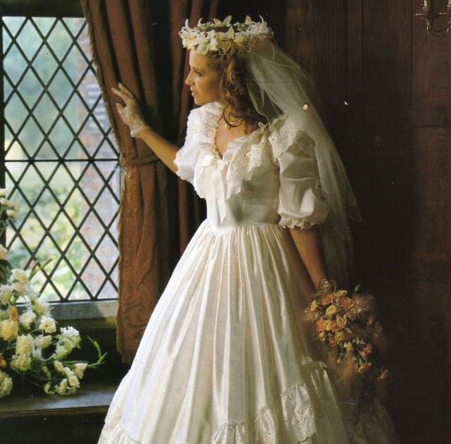 Vogue 1248 Sewing Pattern 80's Wedding Bridal Dress, Bride… | Flickr