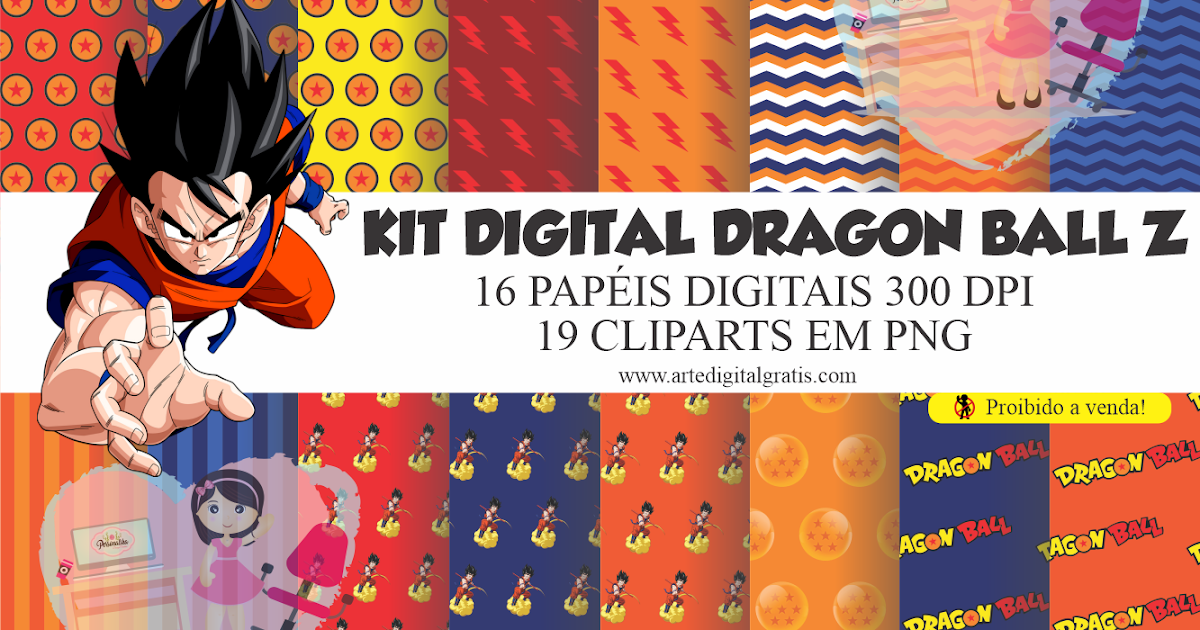 100 Etiquetas Escolares Dragon Ball Z - Pacote Completo