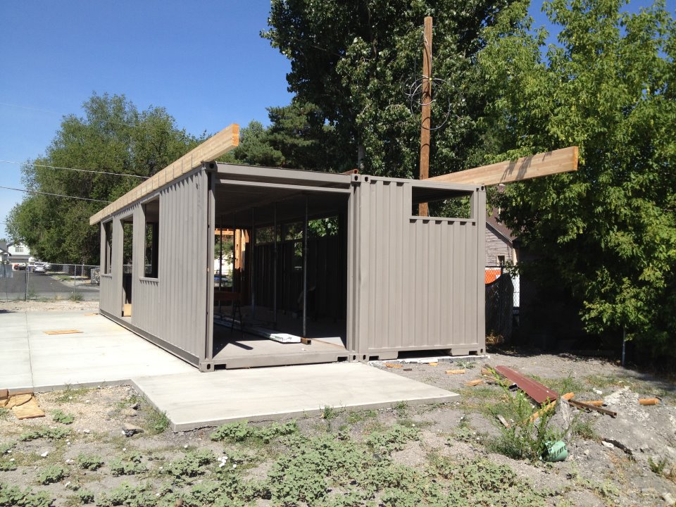 Container Homes: 2x 40ft Shipping Container Home, - Sarah House 