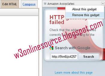 removing amazon associate from blogspot post editor