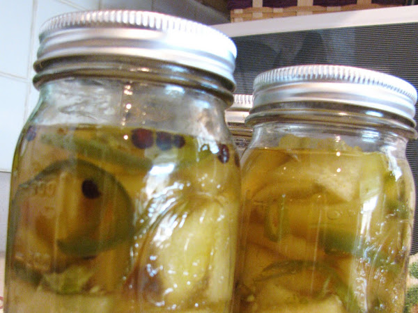 Jalapeno-Pickled Watermelon Rinds