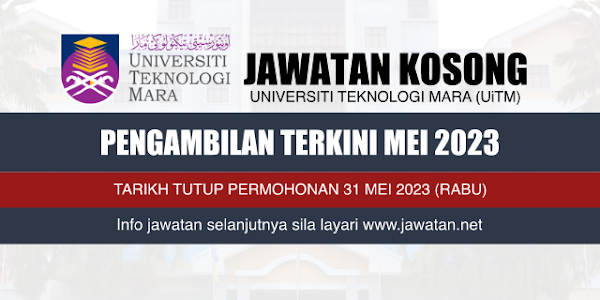 Jawatan Kosong UiTM Pulau Pinang 2023