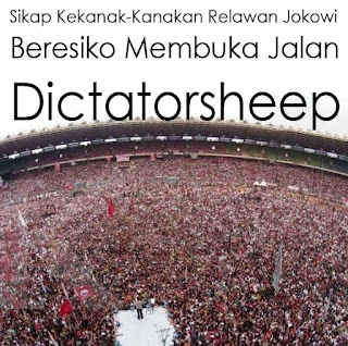 Sikap Kekanak-Kanakan Segelintir Relawan Jokowi Beresiko Membuka Jalan Dictatorsheep