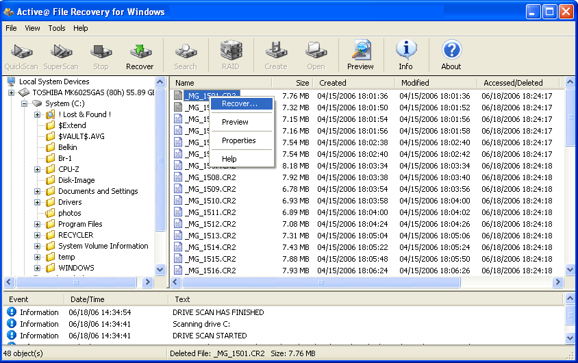 file recovery cara mengembalikan file