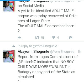Police Finally Reacts To Viral Photos Of Young Boy Burnt To Death In Lagos