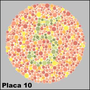 Teste de Ishihara - Placa número 10