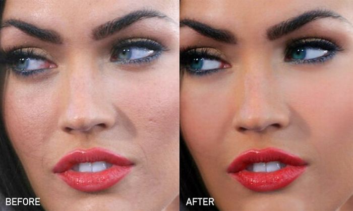 megan fox before and after nose job. megan fox nose job before and