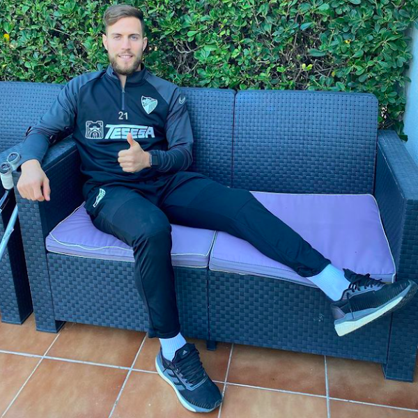 Iván Calero - Málaga -: "Estaré apoyando al equipo"