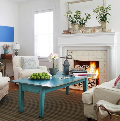 Coastal Living Room Color Ideas from Better Homes and ...