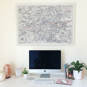 #OfficeInspo! As a freelancer, my office is, literally, in my spare room. Take a peep at how I'm styling my home office. 