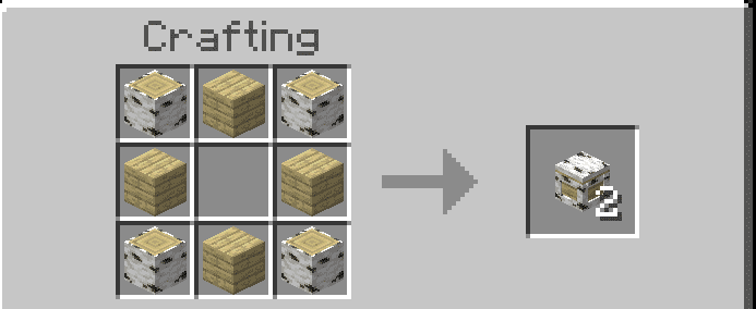 Crate crafting recipe