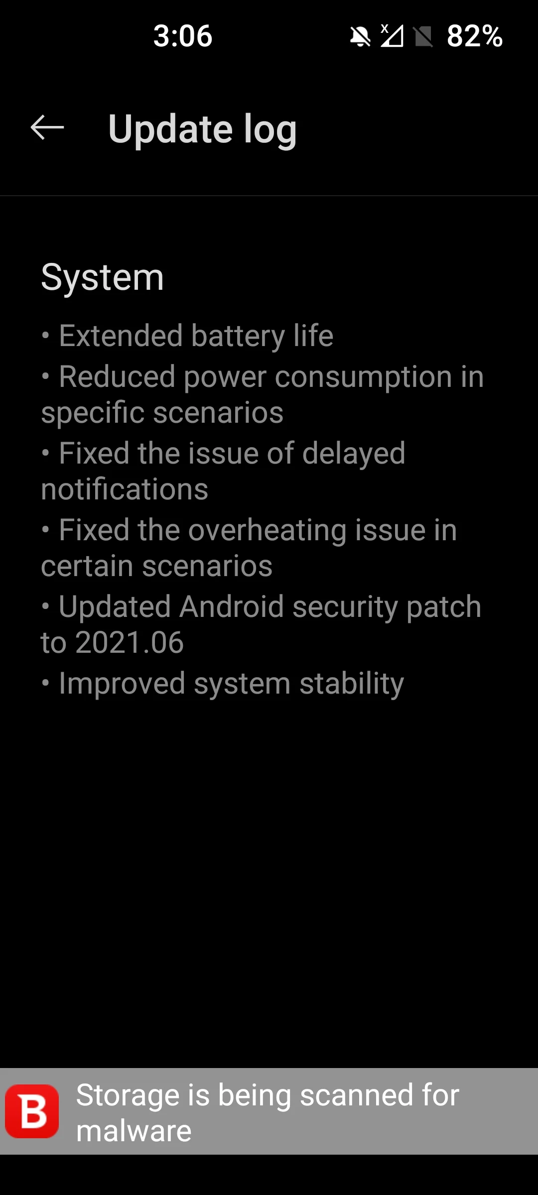 OnePlus NORD Update Log version 11.1.4.4